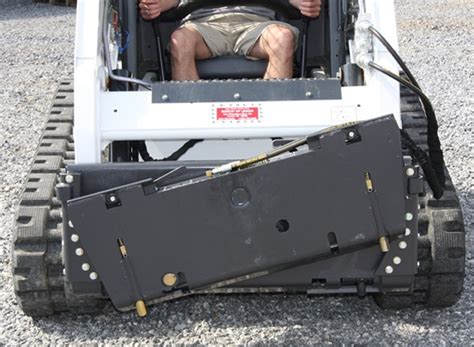 mini skid steer tilt|skid steer tilt mount plate.